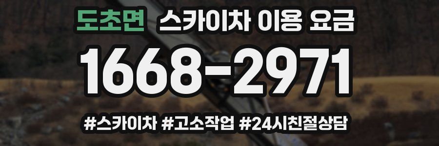 도초면 스카이차 이용 요금