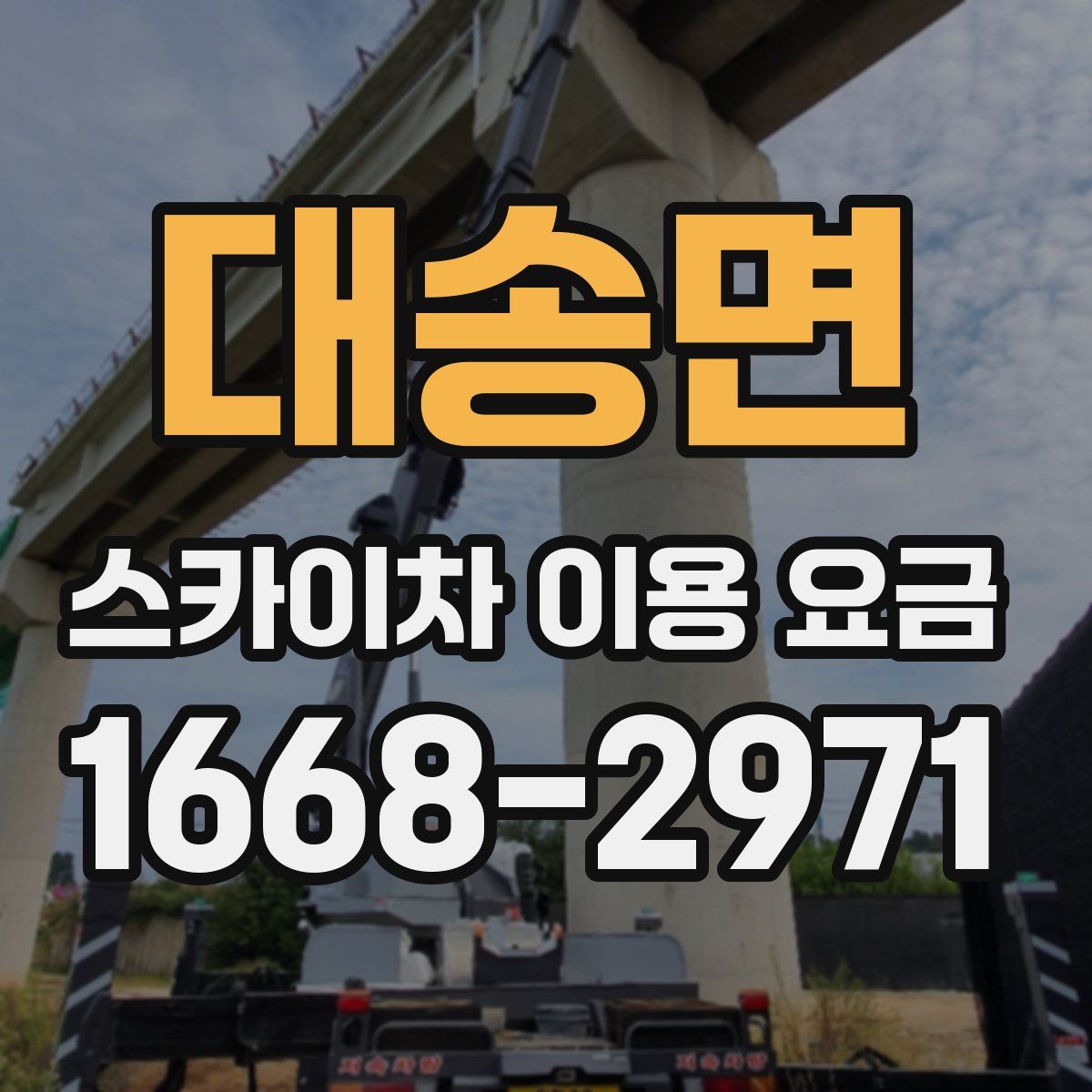 대송면 스카이차 이용 요금