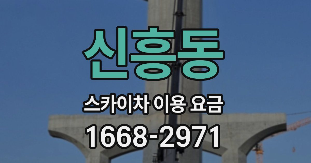 신흥동 스카이차 이용 요금