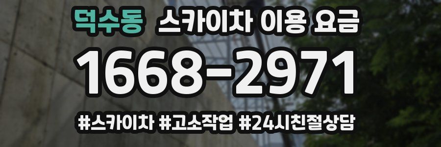 덕수동 스카이차 이용 요금