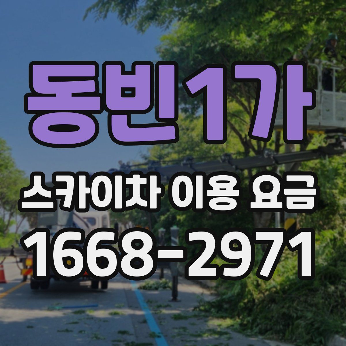 동빈1가 스카이차 이용 요금