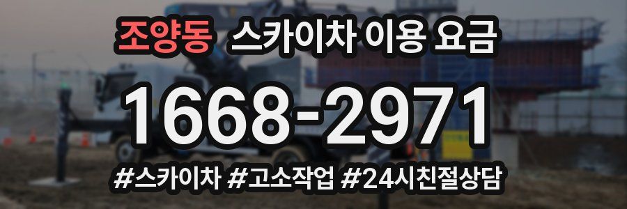 조양동 스카이차 이용 요금