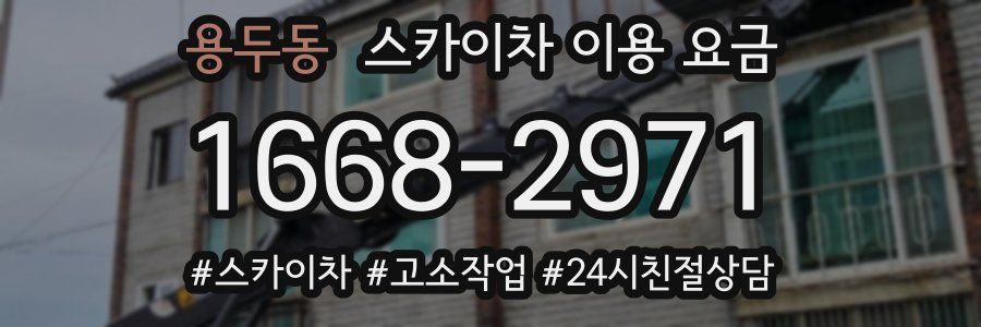 용두동 스카이차 이용 요금
