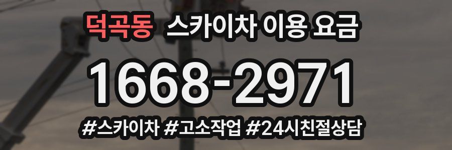 덕곡동 스카이차 이용 요금