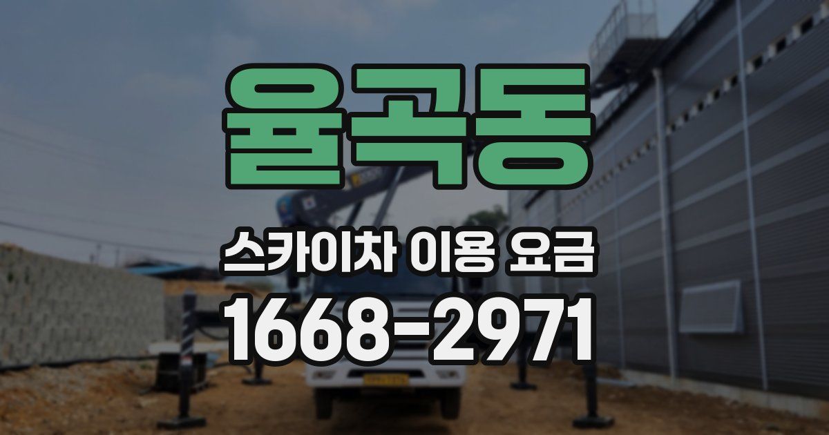 율곡동 스카이차 이용 요금