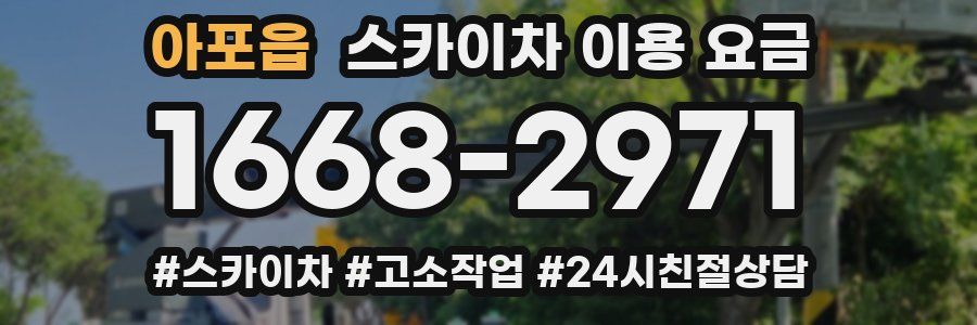 아포읍 스카이차 이용 요금
