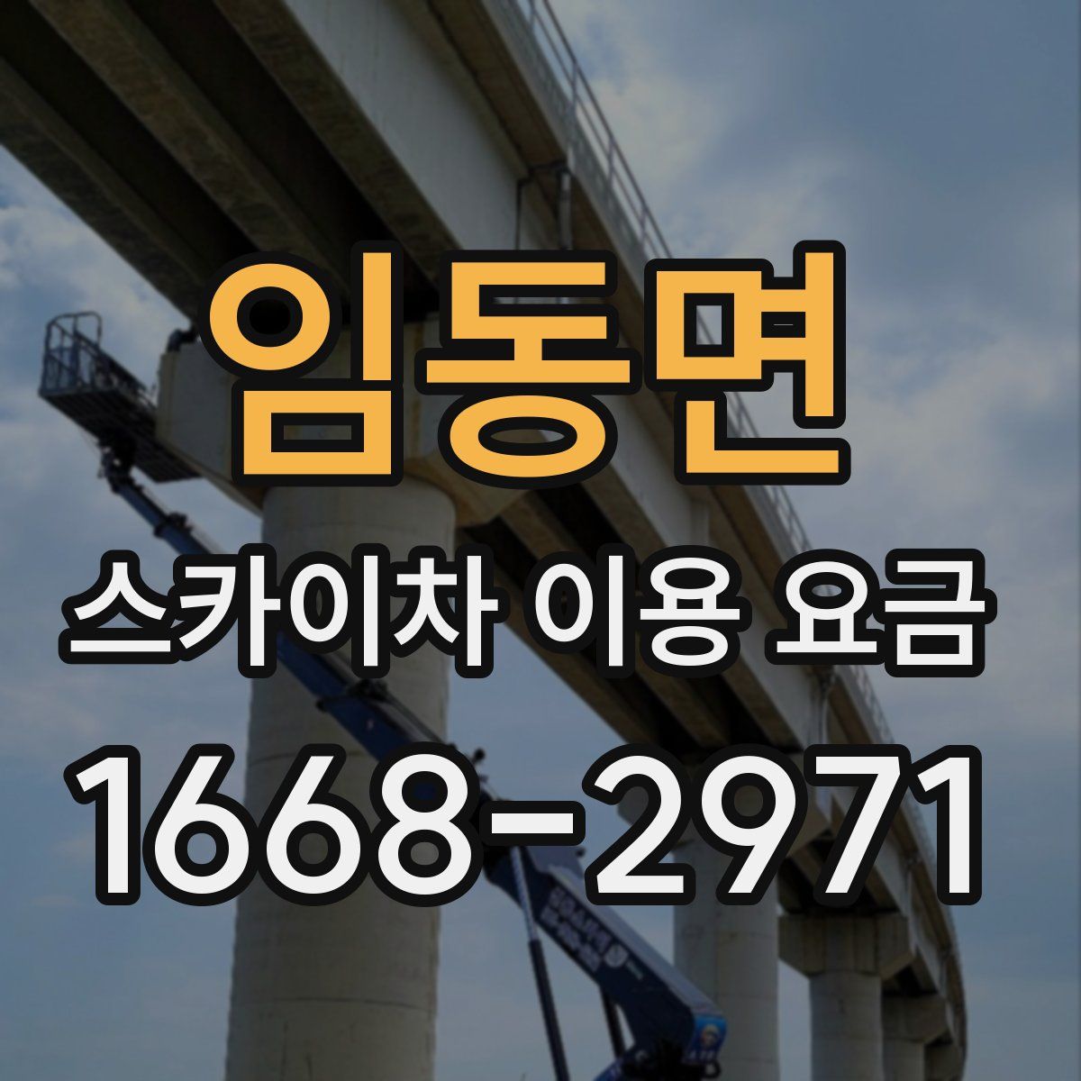 임동면 스카이차 이용 요금