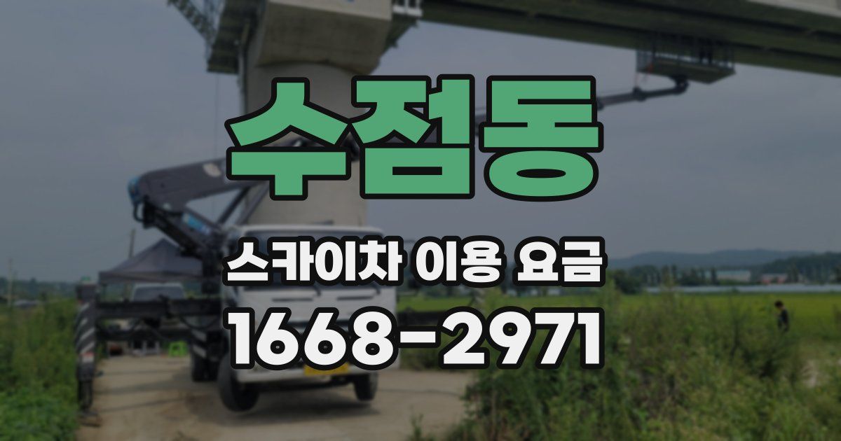 수점동 스카이차 이용 요금