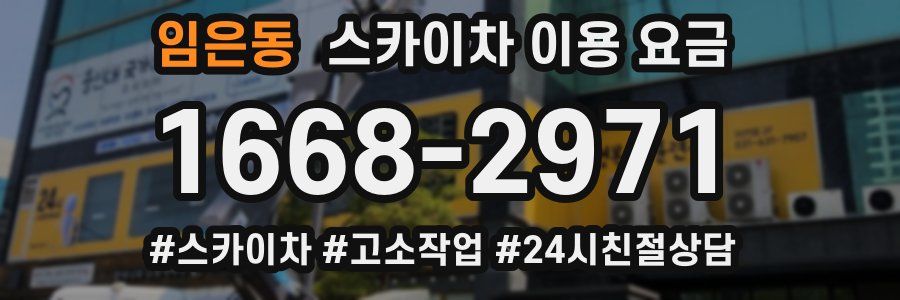 임은동 스카이차 이용 요금