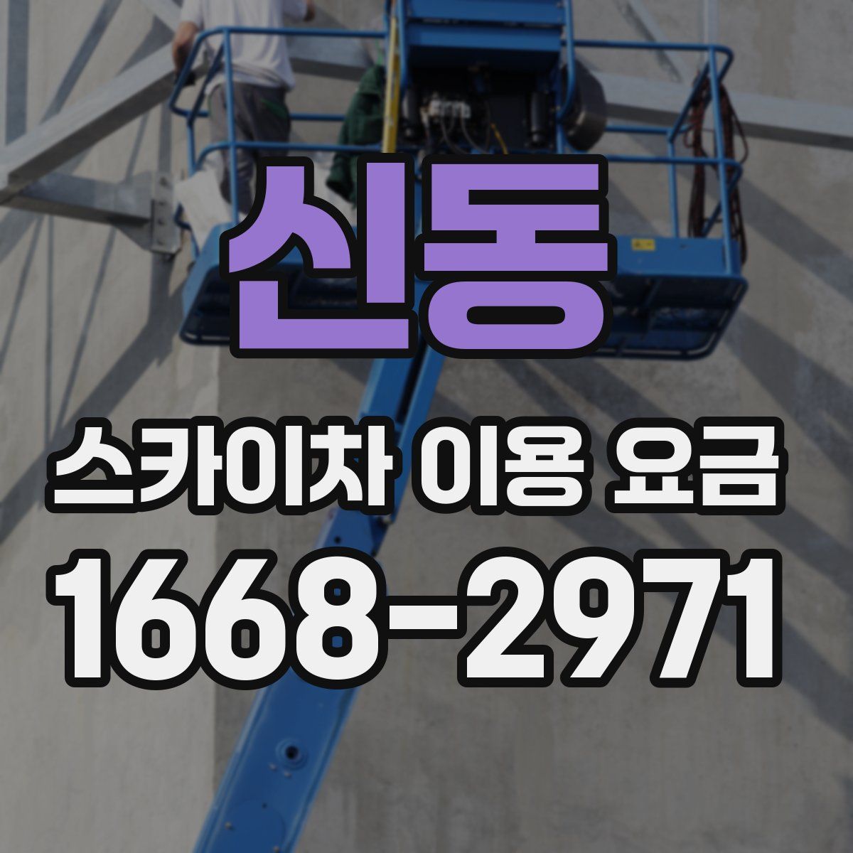 신동 스카이차 이용 요금
