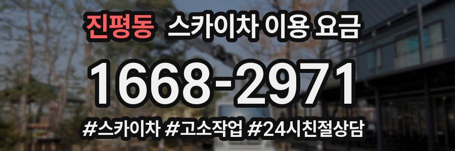 진평동 스카이차 이용 요금