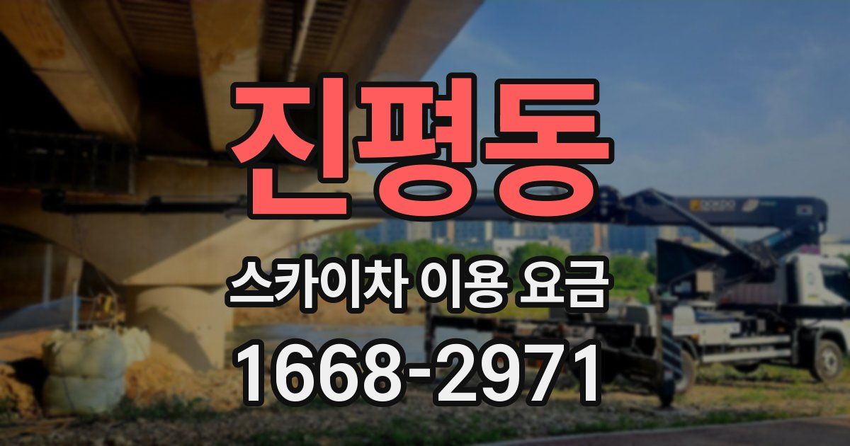진평동 스카이차 이용 요금