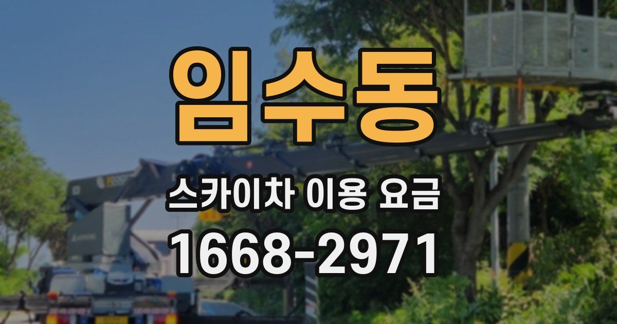 임수동 스카이차 이용 요금