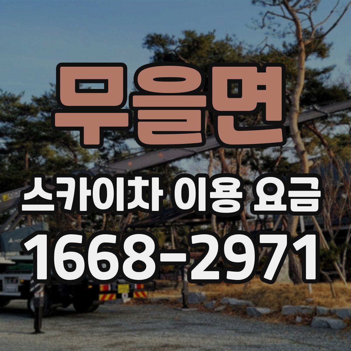 무을면 스카이차 이용 요금