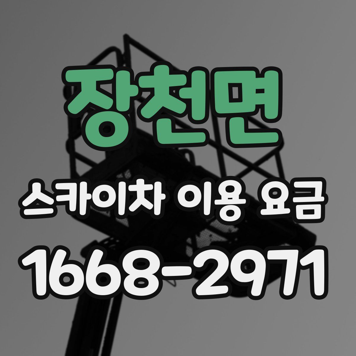 장천면 스카이차 이용 요금