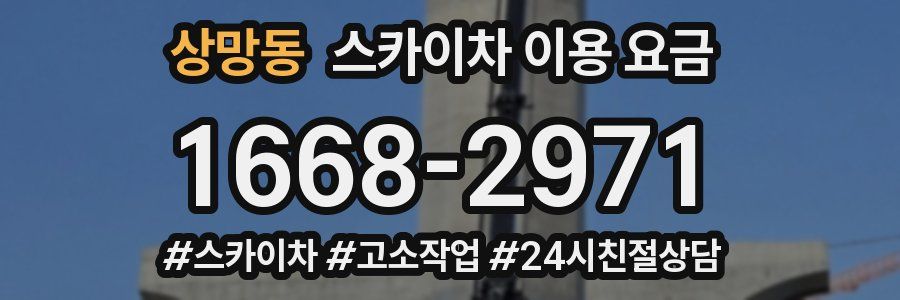 상망동 스카이차 이용 요금