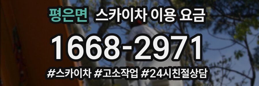 평은면 스카이차 이용 요금