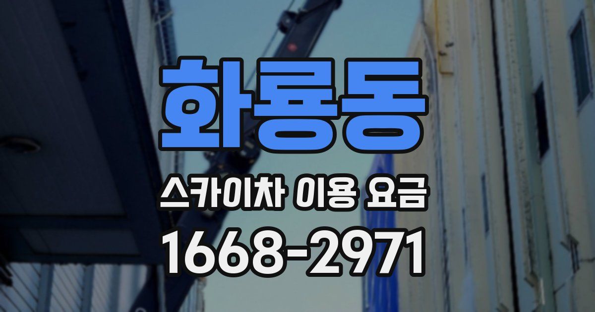 화룡동 스카이차 이용 요금