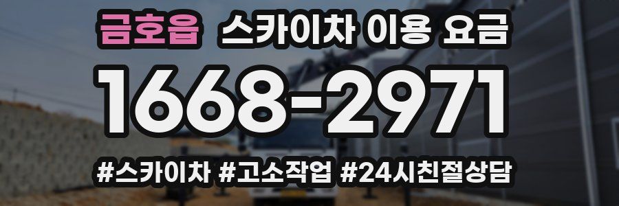 금호읍 스카이차 이용 요금