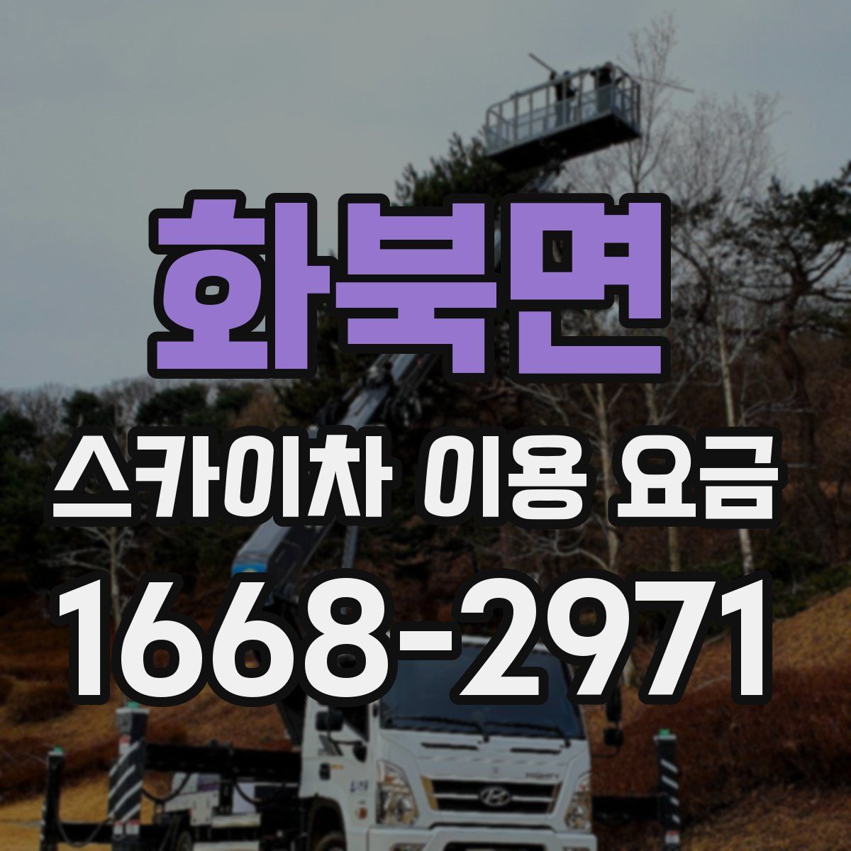 화북면 스카이차 이용 요금