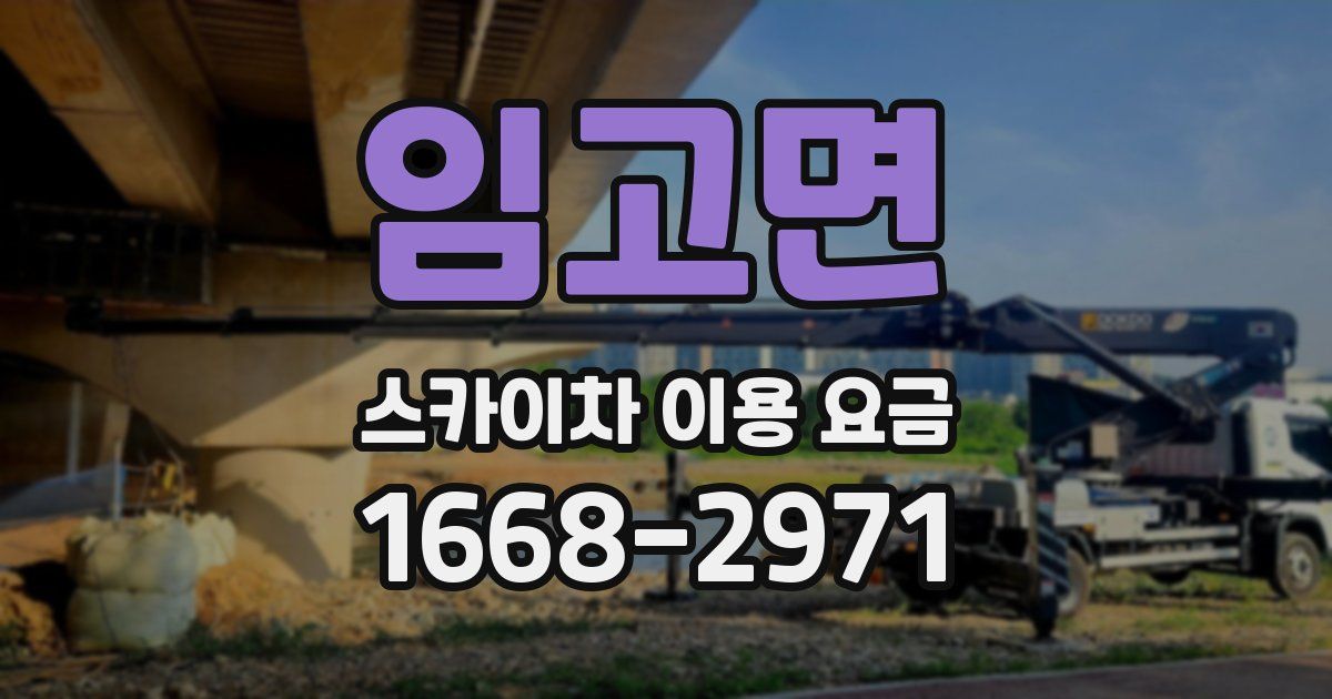 임고면 스카이차 이용 요금