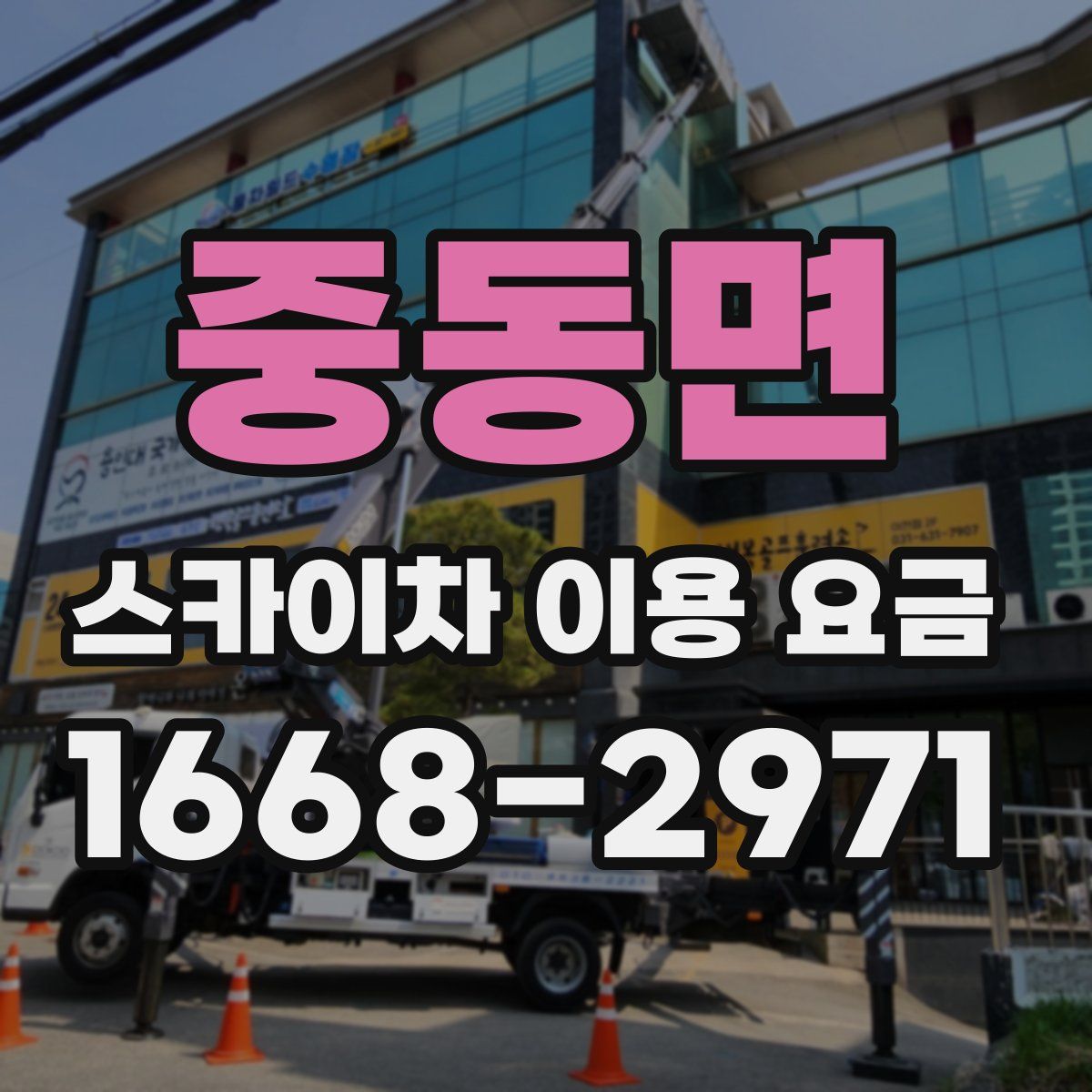 중동면 스카이차 이용 요금