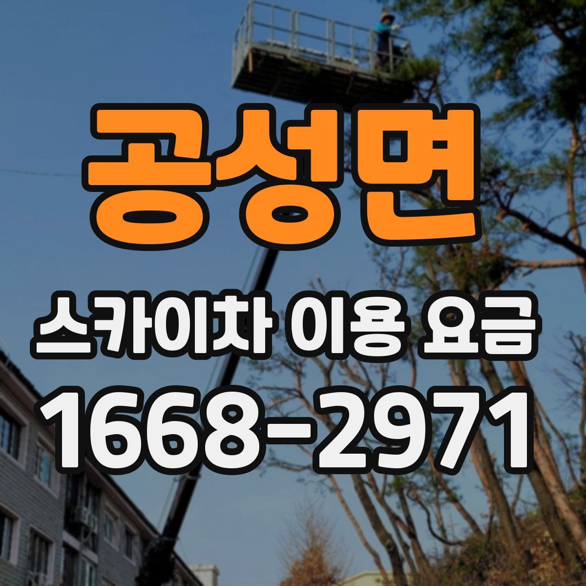 공성면 스카이차 이용 요금