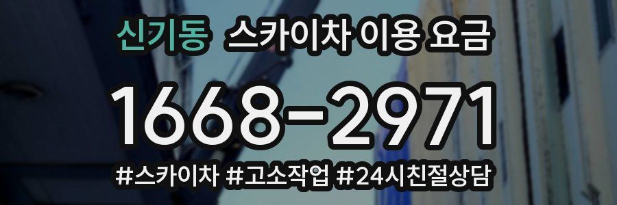 신기동 스카이차 이용 요금