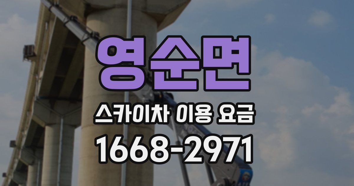 영순면 스카이차 이용 요금