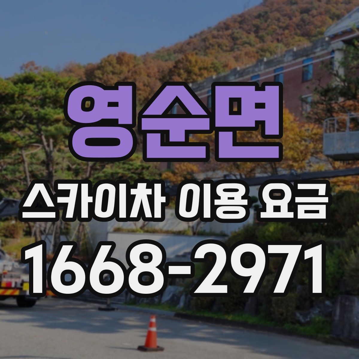 영순면 스카이차 이용 요금