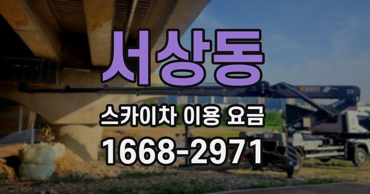 서상동 스카이차 이용 요금