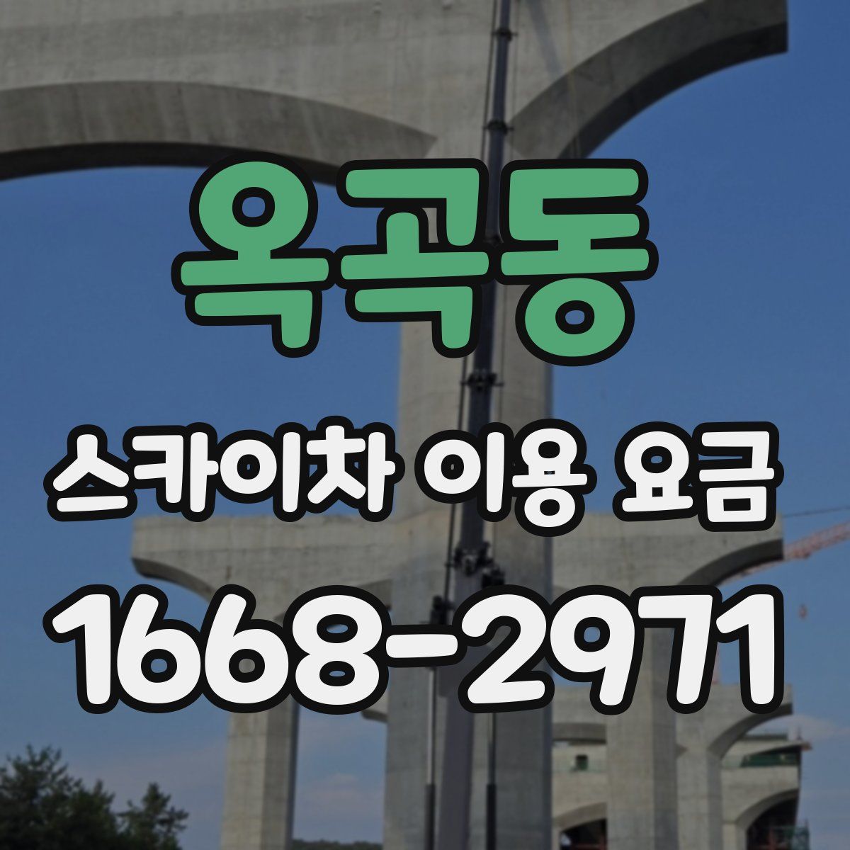옥곡동 스카이차 이용 요금