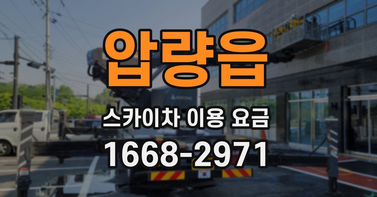 압량읍 스카이차 이용 요금