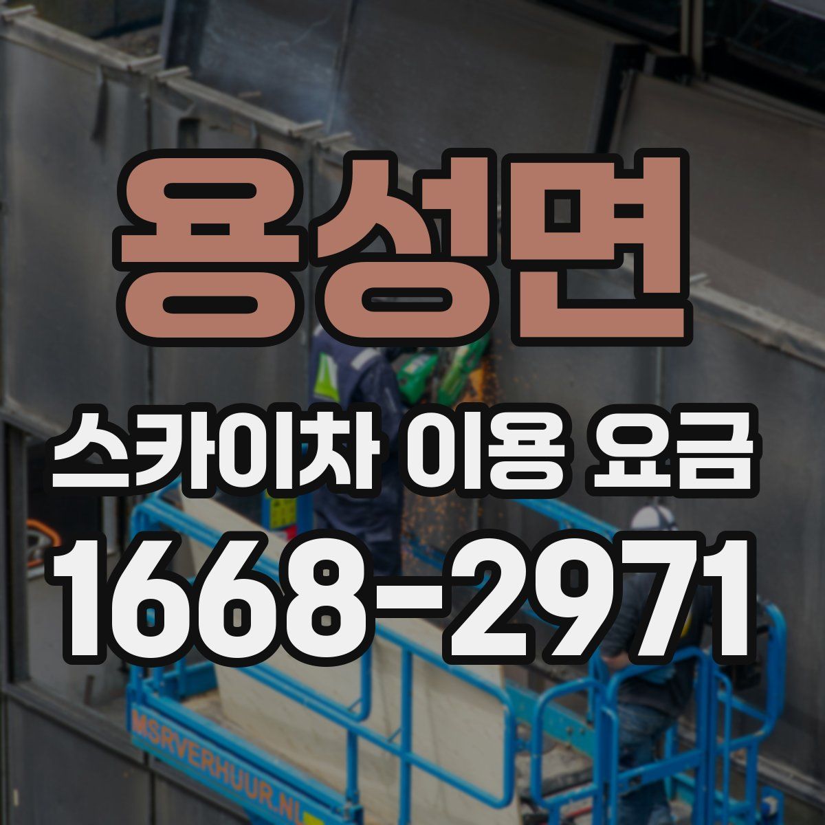 용성면 스카이차 이용 요금