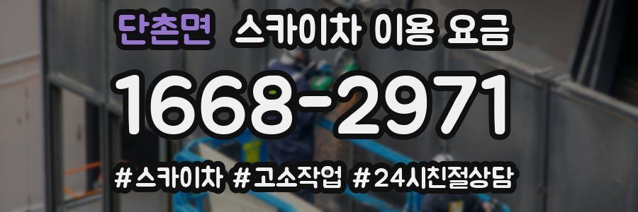 단촌면 스카이차 이용 요금