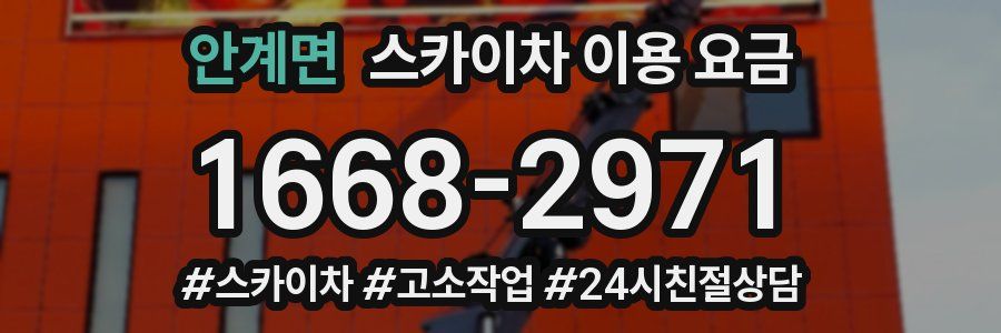 안계면 스카이차 이용 요금