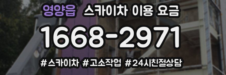 영양읍 스카이차 이용 요금