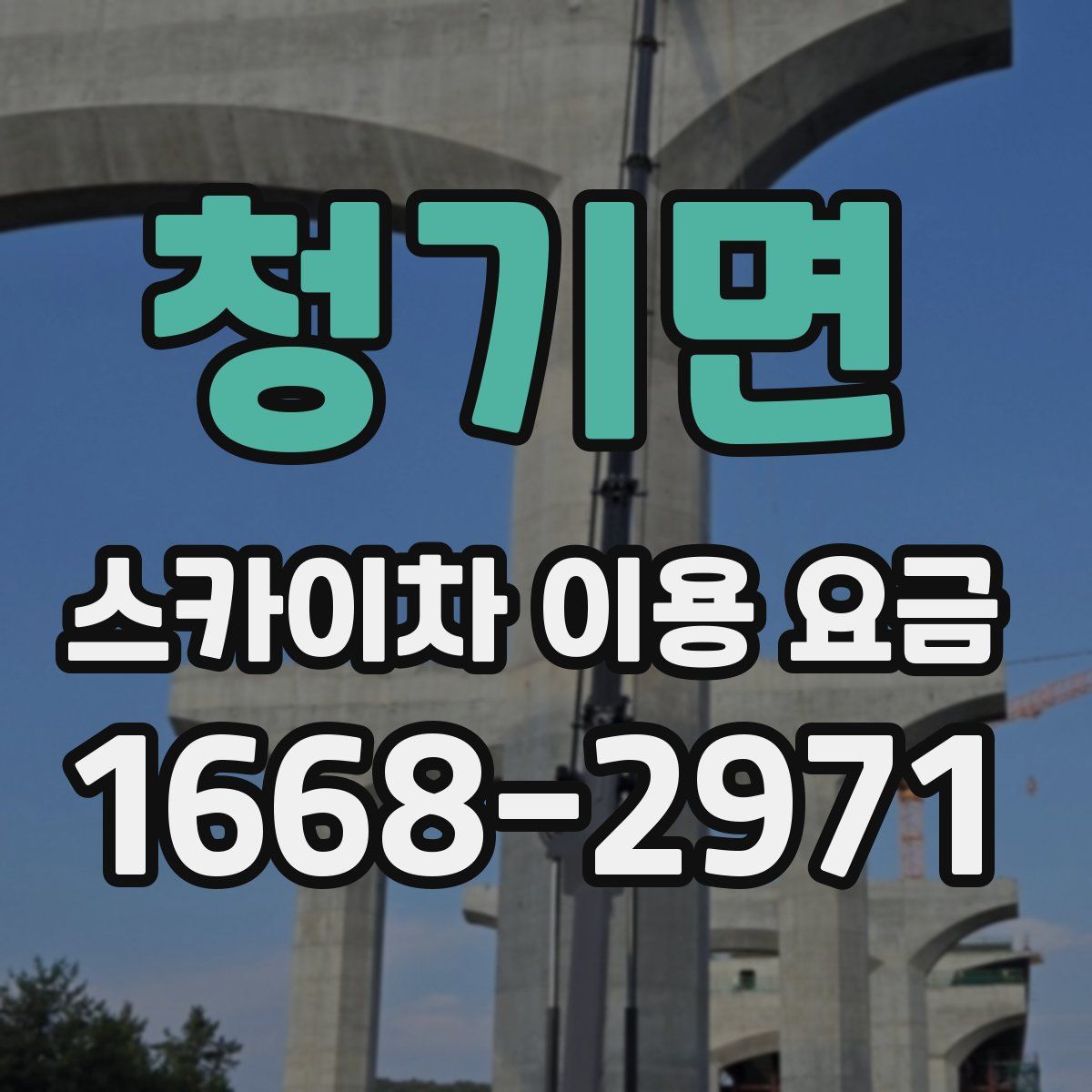 청기면 스카이차 이용 요금
