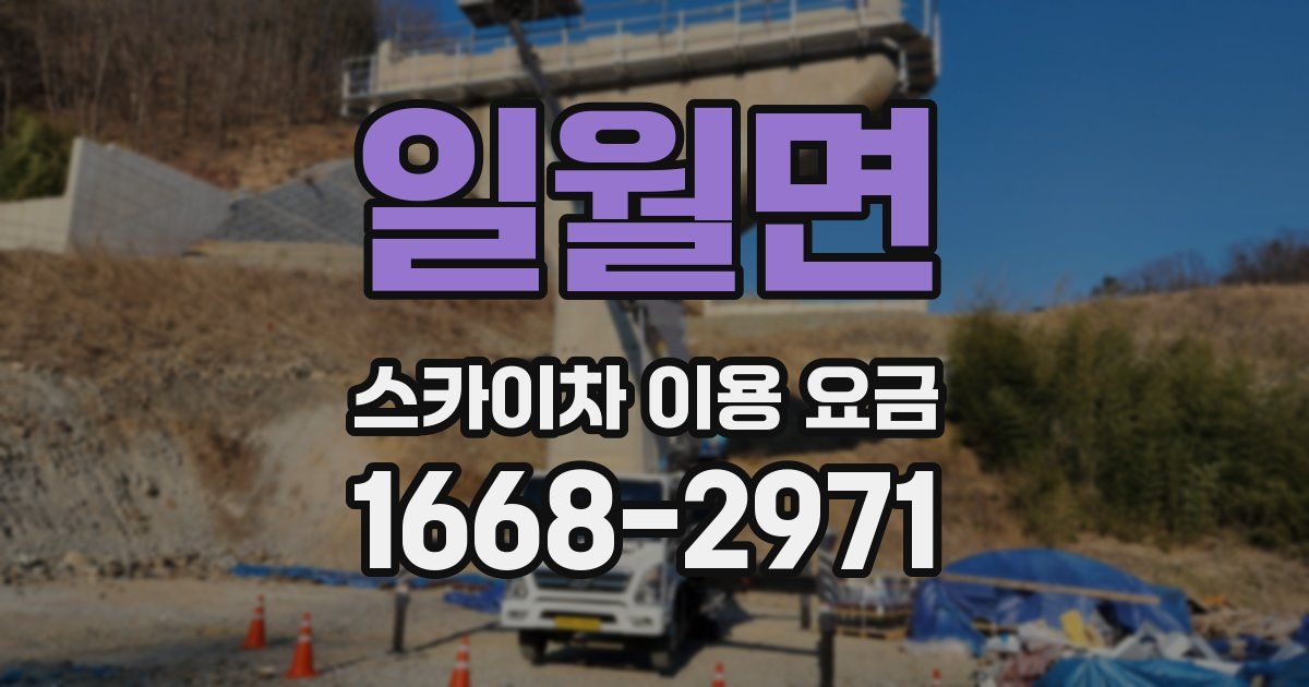 일월면 스카이차 이용 요금