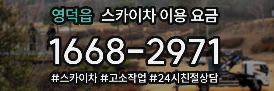 영덕읍 스카이차 이용 요금