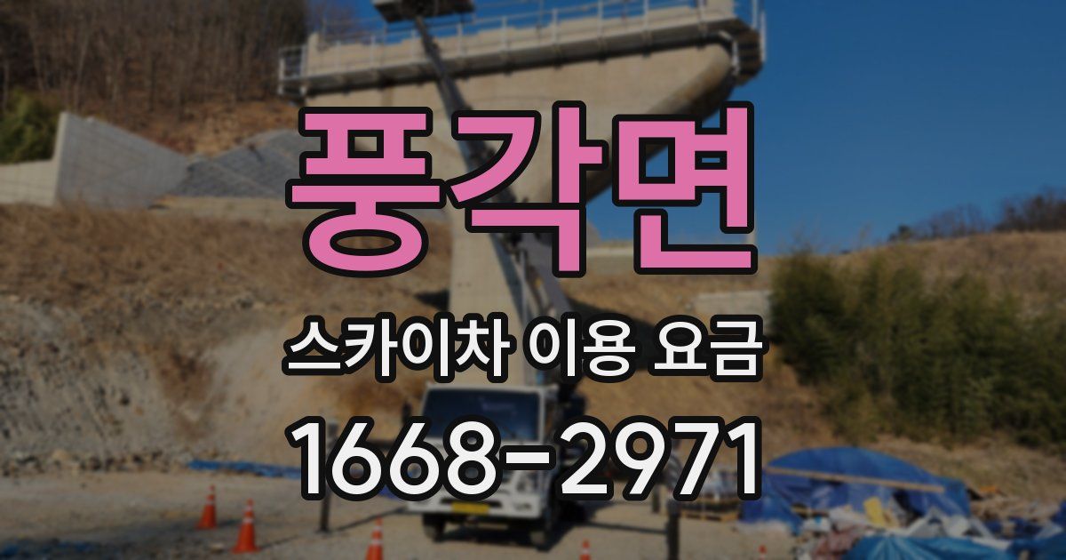 풍각면 스카이차 이용 요금