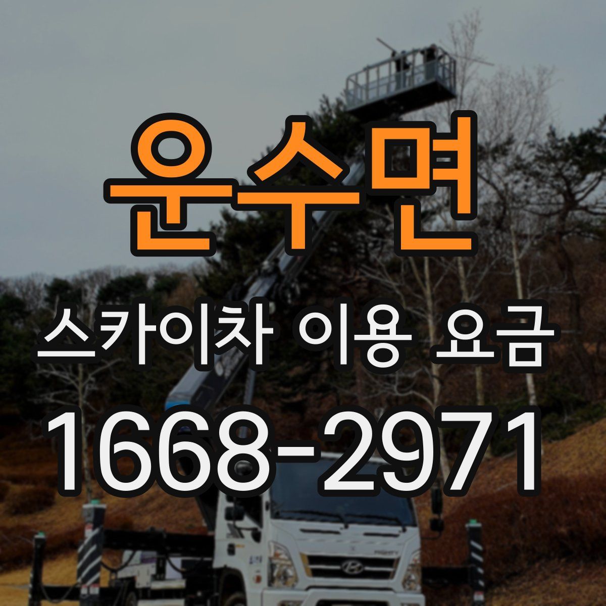 운수면 스카이차 이용 요금