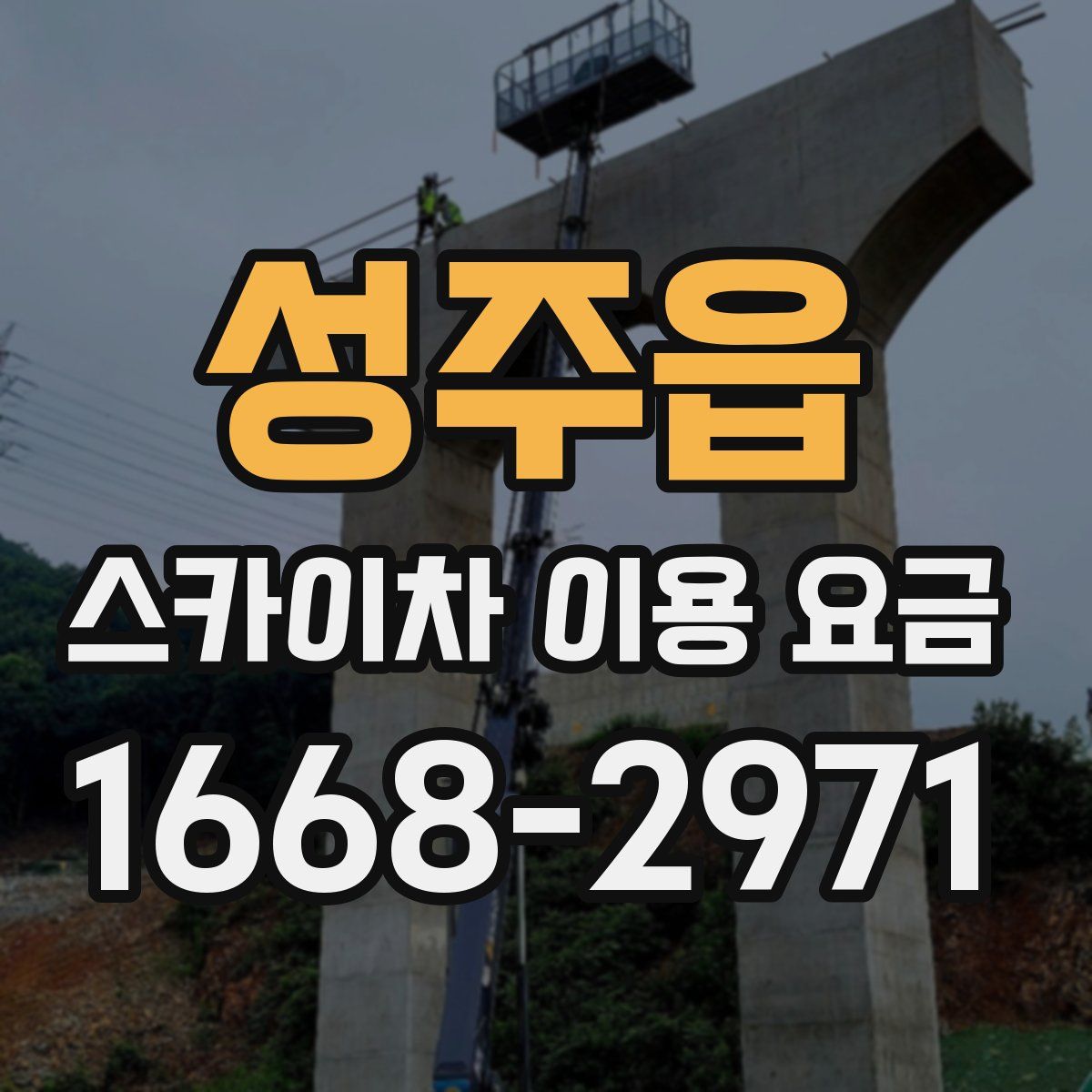 성주읍 스카이차 이용 요금