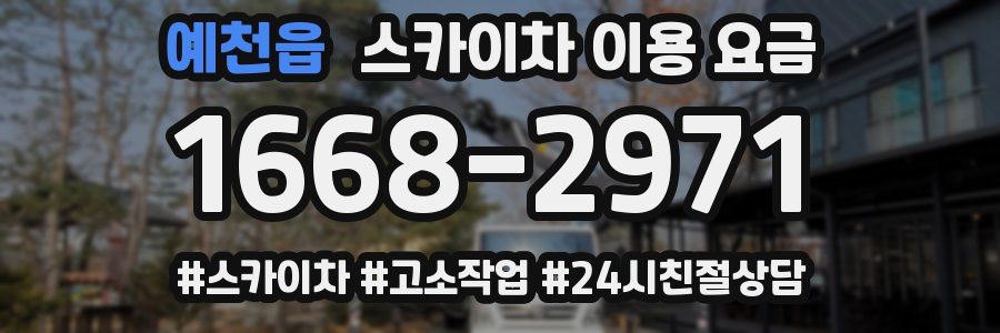 예천읍 스카이차 이용 요금