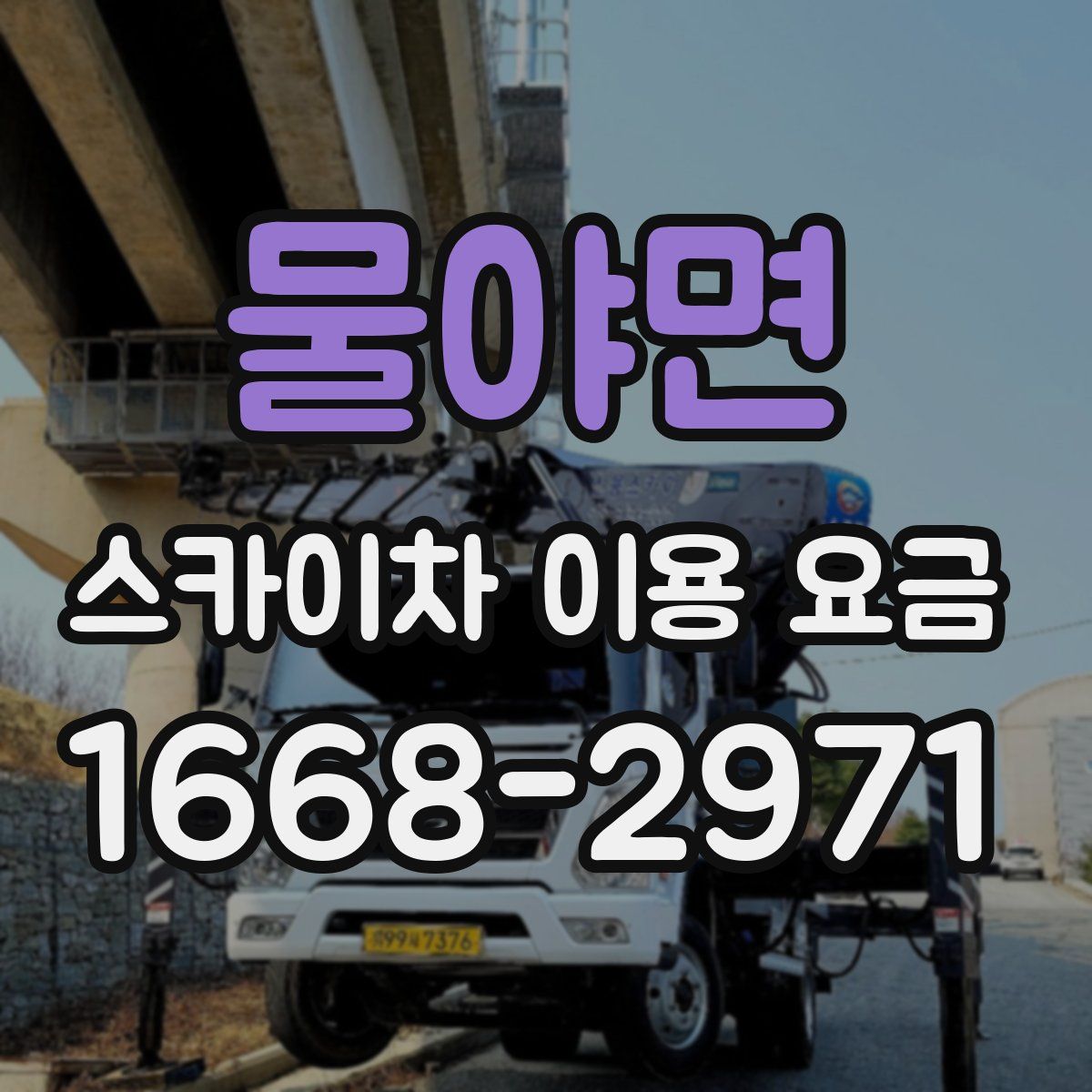 물야면 스카이차 이용 요금