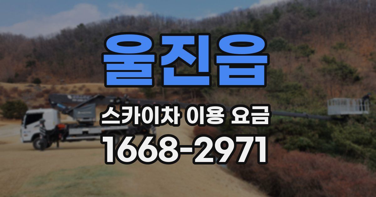 울진읍 스카이차 이용 요금