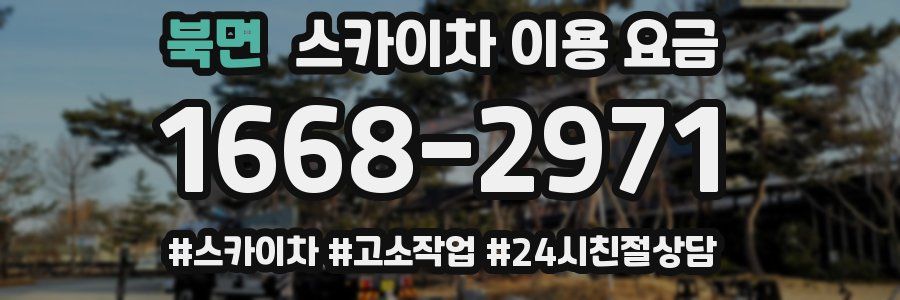북면 스카이차 이용 요금