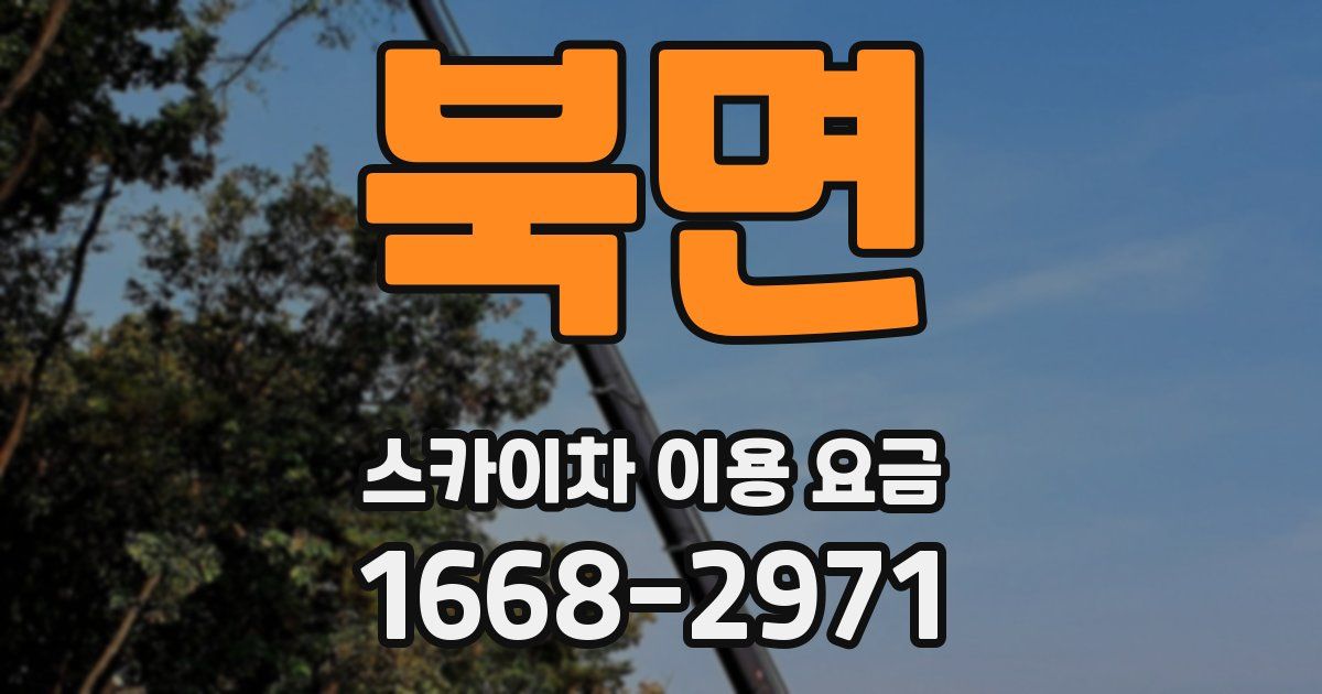 북면 스카이차 이용 요금