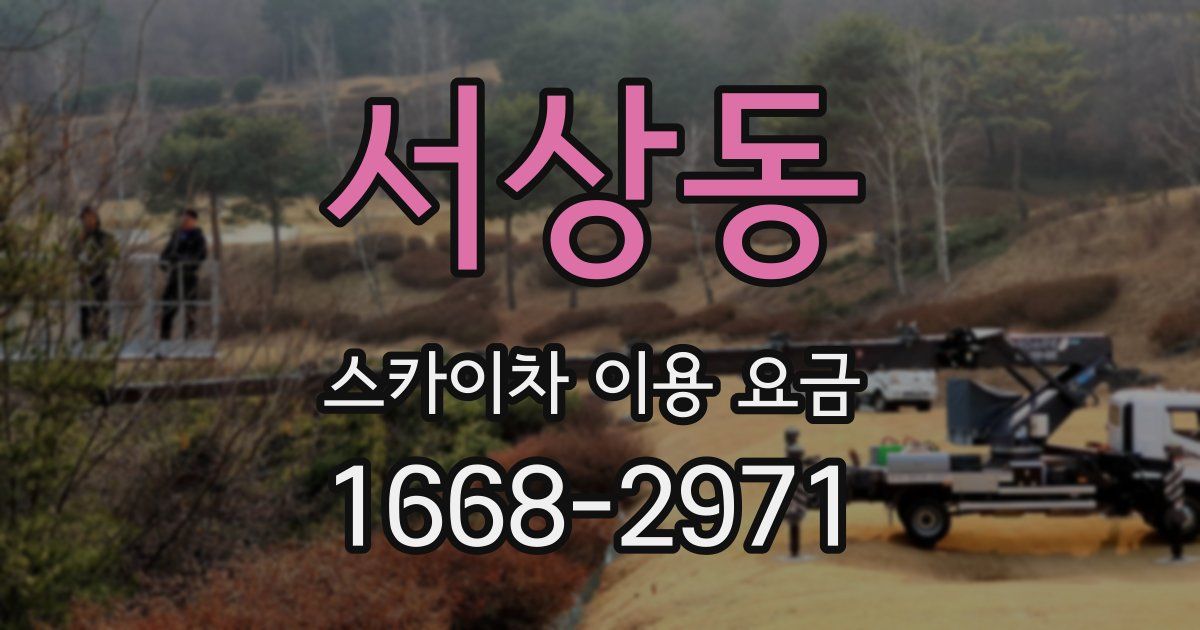 서상동 스카이차 이용 요금
