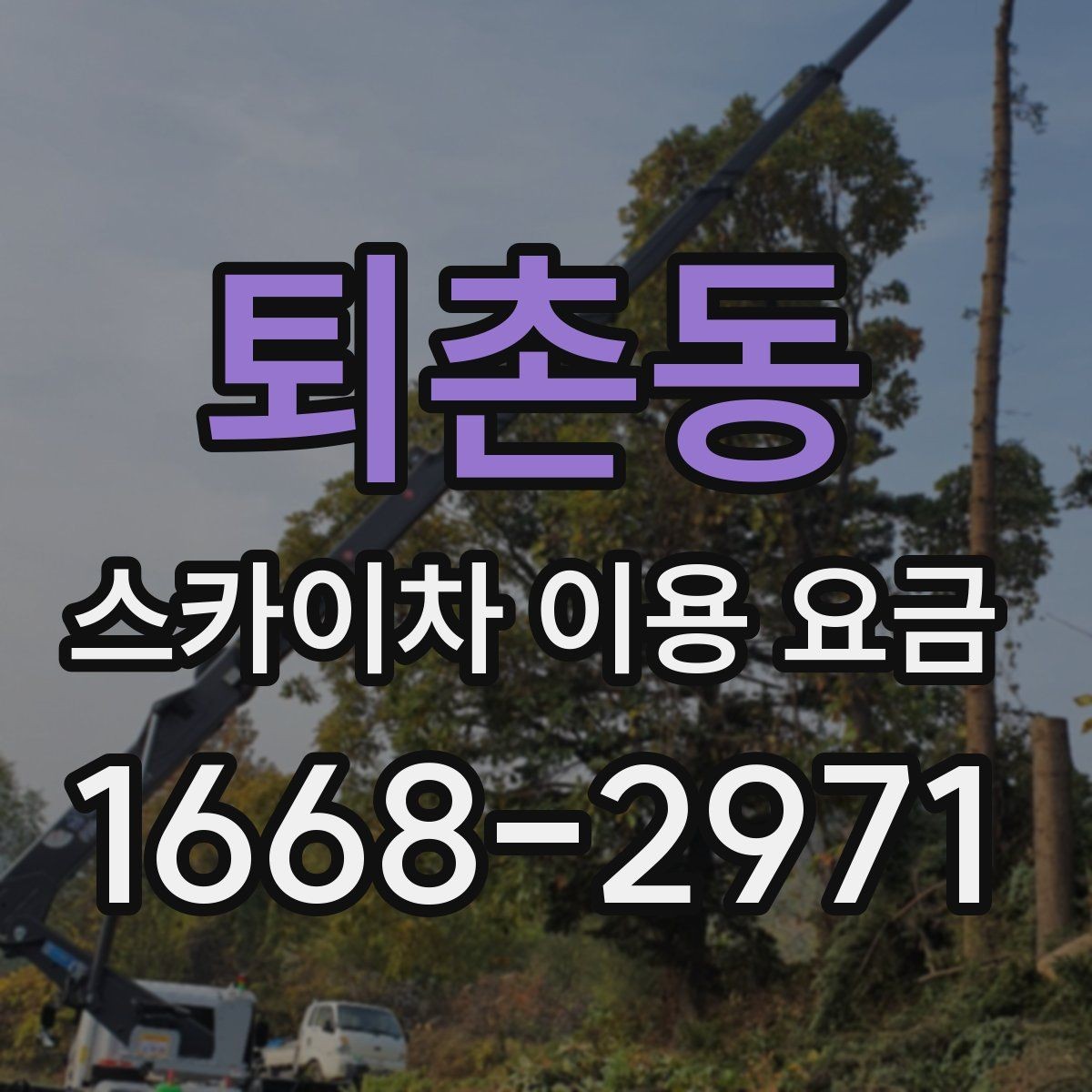 퇴촌동 스카이차 이용 요금 구성과 추가 비용 살펴보기